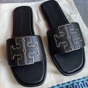 Tory Burch Double T Sport Slide